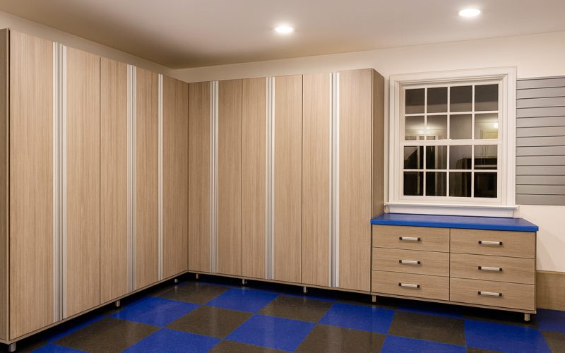 Garage cabinets