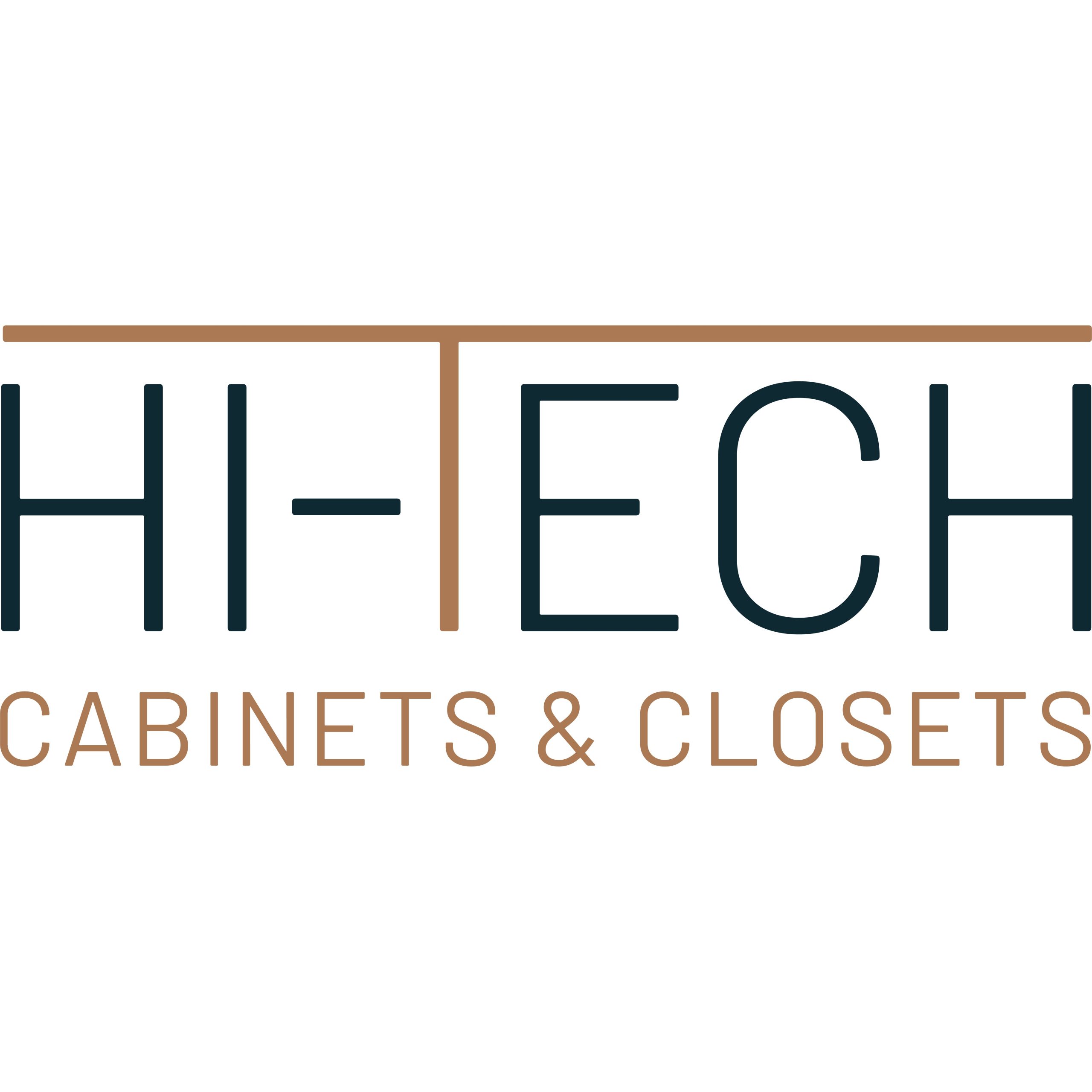 Hi-Tech Cabinets and Closets logo