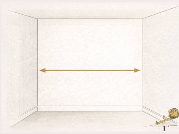 Measure Closet Depth diagram