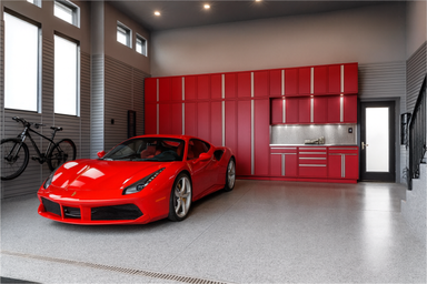 Custom garage cabinet storage
