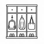mudroom lockers icon