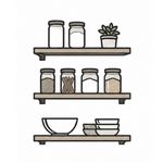 pantry shelving icon