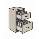 pull-out pantry storage icon