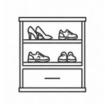 shoe storage icon