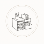 desk storage icon