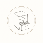 file drawer storage icon