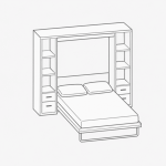 wall bed icon